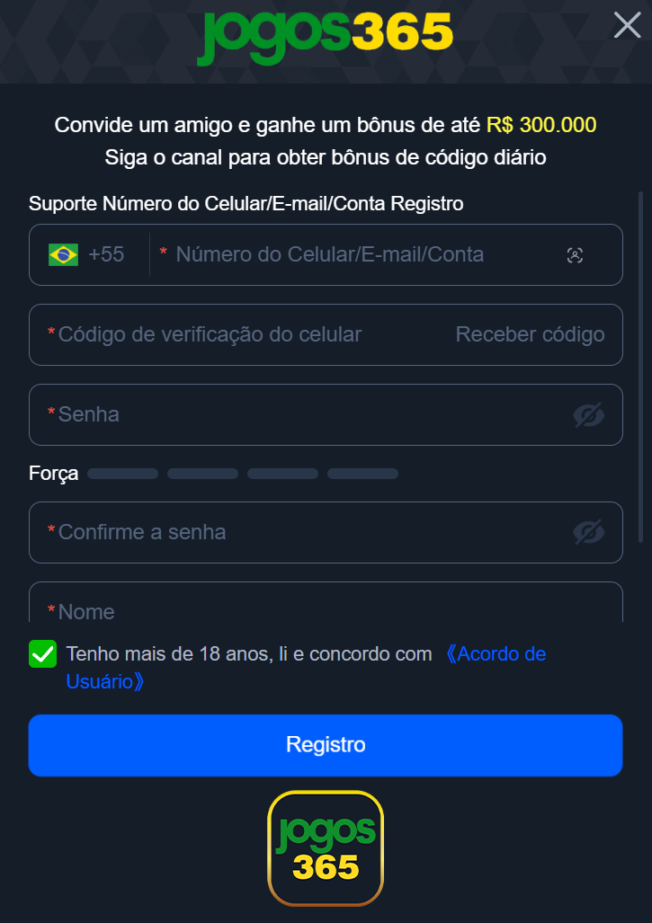 Recompensas VIP jogos365.com